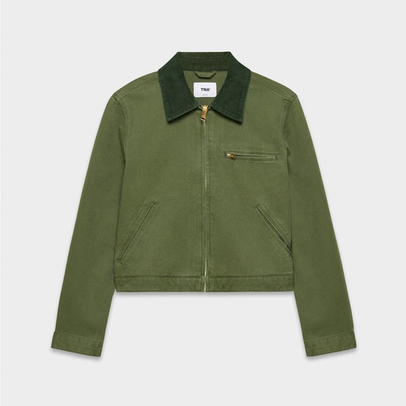 TNA Jackets & Blazers - NWT Aritzia TNA Barkley Lightweight Workwear Jacket 2XS
- Olive Green